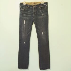 PAIGE Blue Heights Straight Leg Jeans Size 30